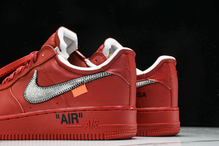 Nike Air Force 1 Low Off-White Red AO4297-600