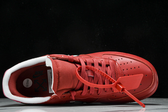 Nike Air Force 1 Low Off-White Red AO4297-600