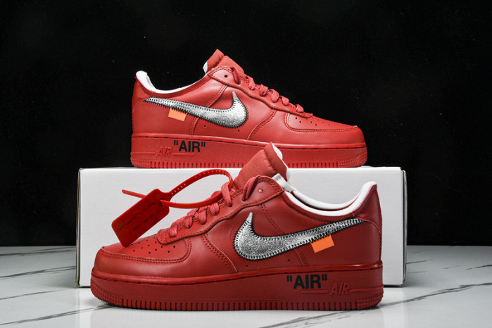 Nike Air Force 1 Low Off-White Red AO4297-600